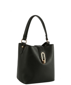 Fashion Twistlock Mini Bucket Bag GL0031 BLACK